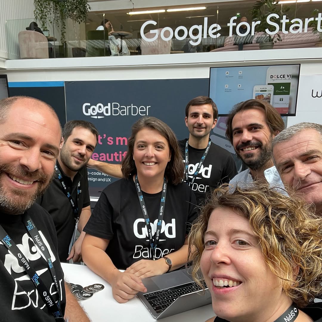 The GoodBarber team at CampusPlex, Ajaccio, Corsica