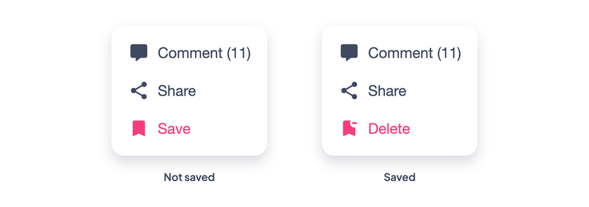 Save, then Delete