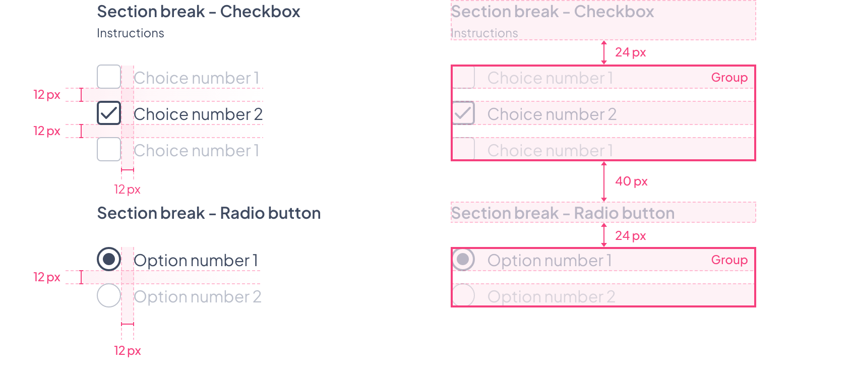 Checkboxes & Radio Button | GoodBarber's Design System