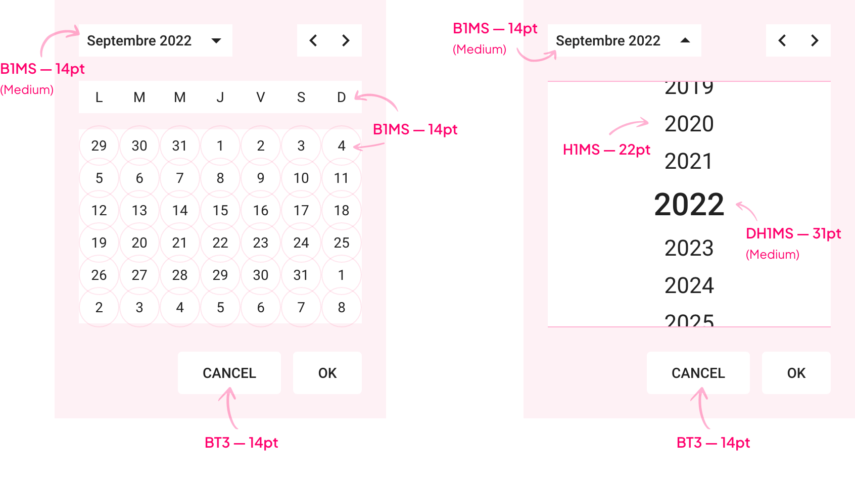 Date & Time Picker | GoodBarber's Design System