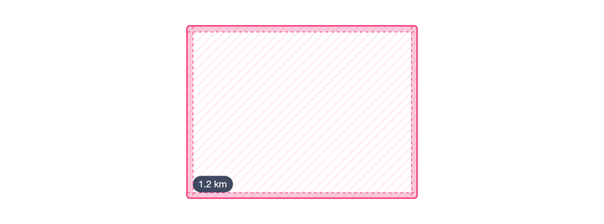 The Distance in the bottom-left corner