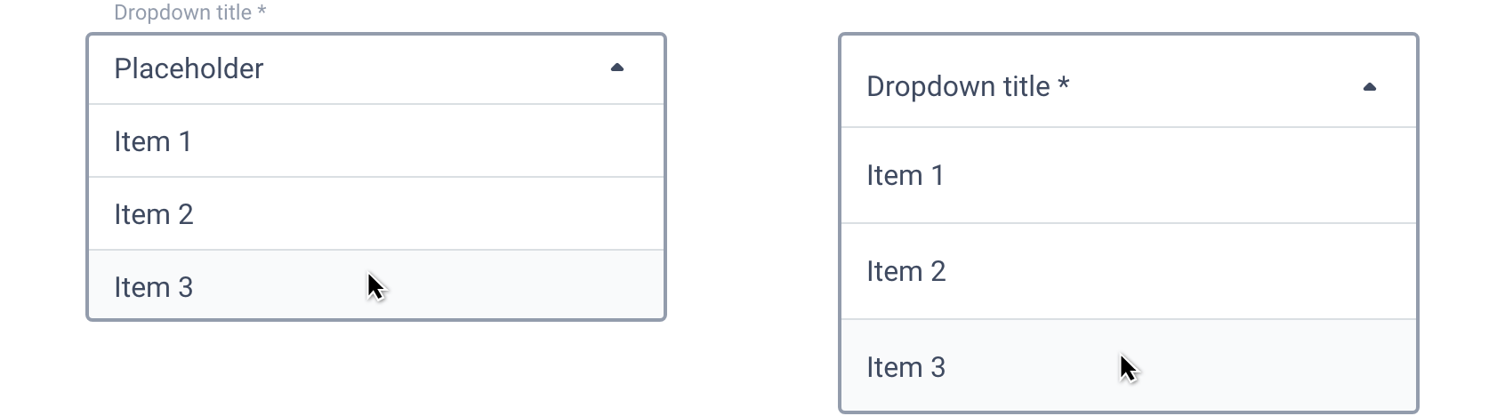 Dropdown | GoodBarber's Design System