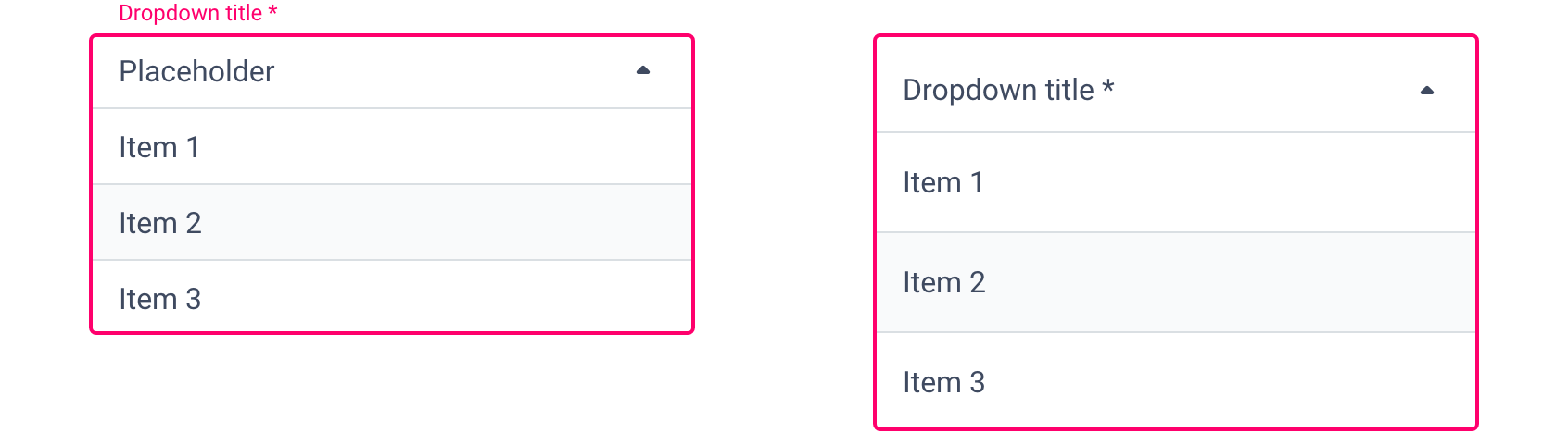 Dropdown | GoodBarber's Design System