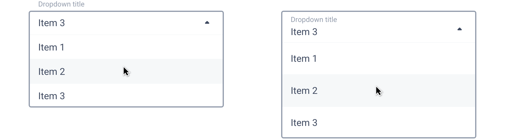 Dropdown | GoodBarber's Design System