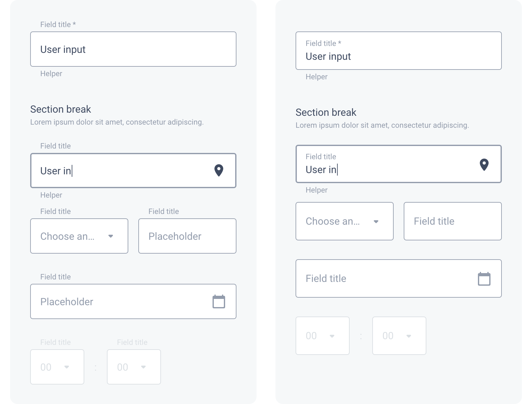 Form | GoodBarber's Design System