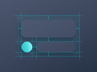 spacing inside and between components