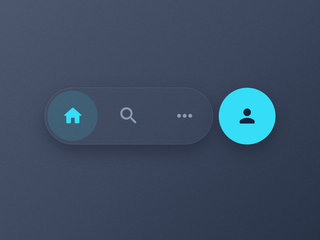 The TabBar component: bar, items and distinct tab