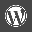 Icono de la extensión Wordpress
