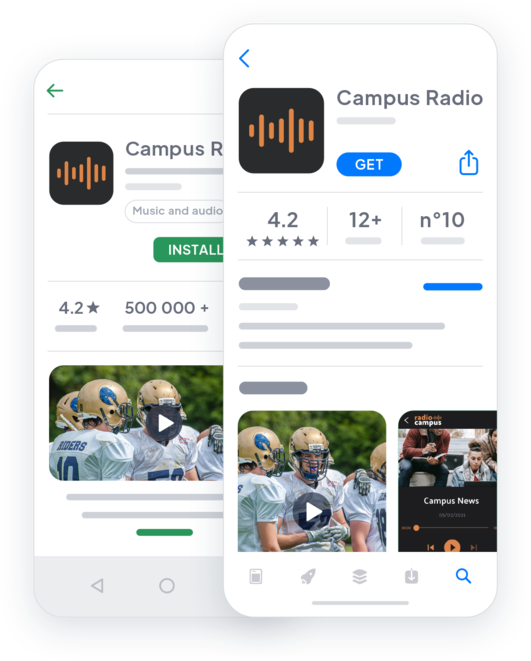Your Radio app on the app stores